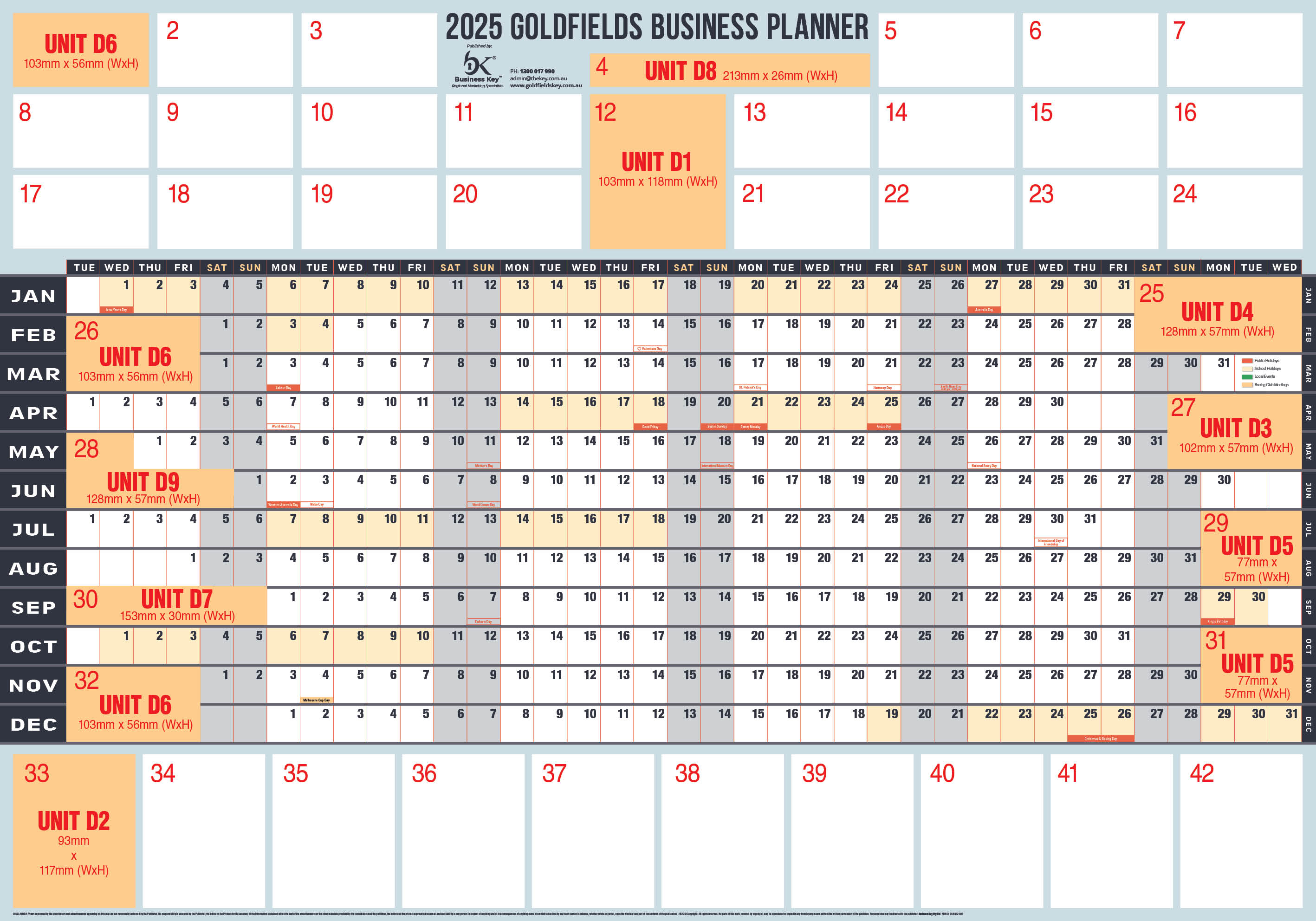 Goldfields Business Planner 2025 (Preview)
