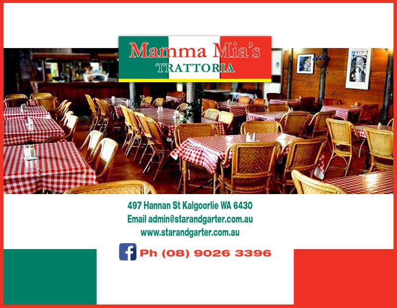 Why Is Mamma Mia's Restaurant Popular Within The Locals in Kalgoorlie